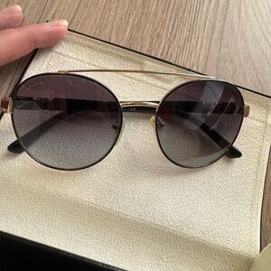 Bvlgari Women's Sunglasses in Black and Gold